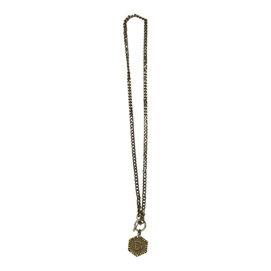 Necklace Charm By    Clothes Mentor In Gold