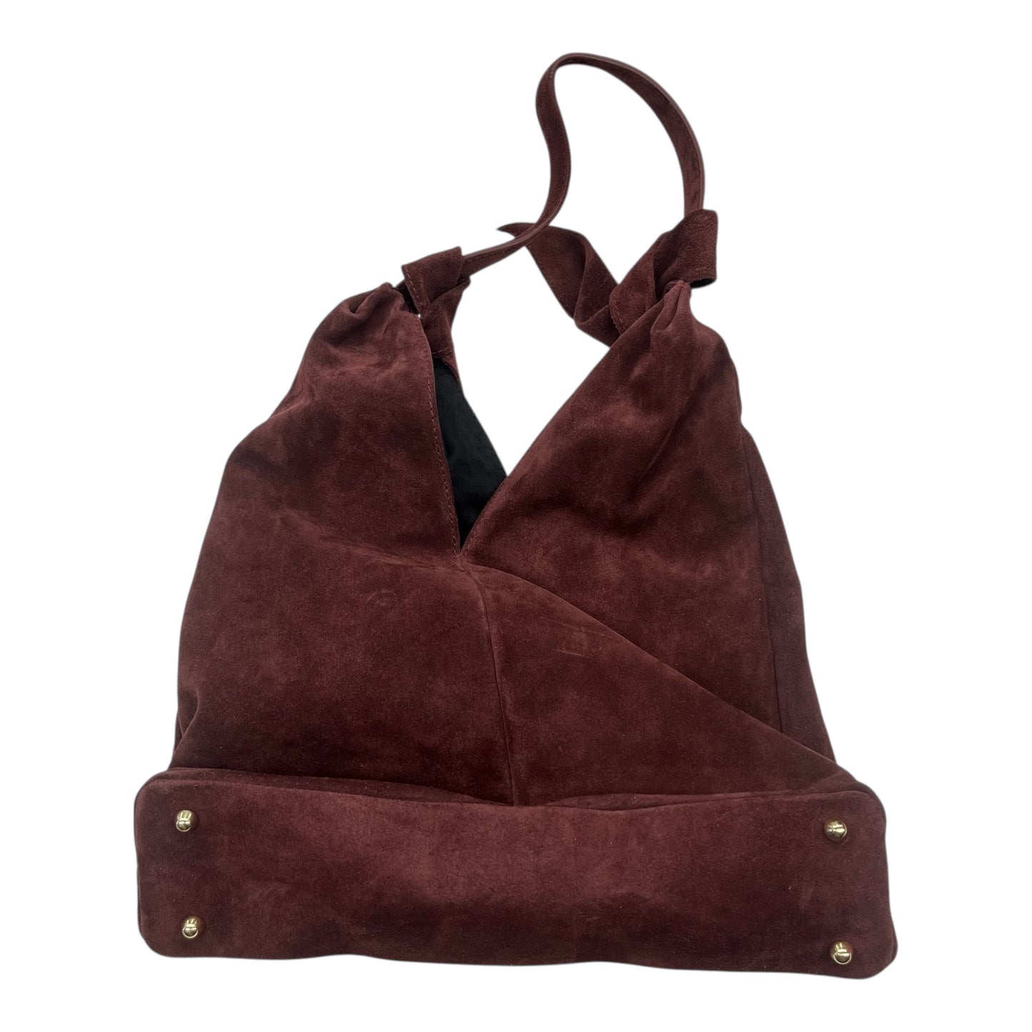 Handbag Leather By Clothes Mentor In Red, Size:Medium