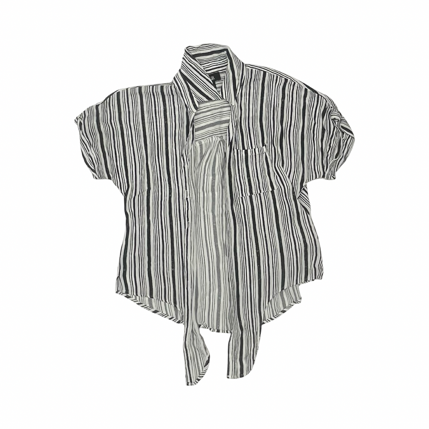 Top Ss By Agb In Black & White, Size:M