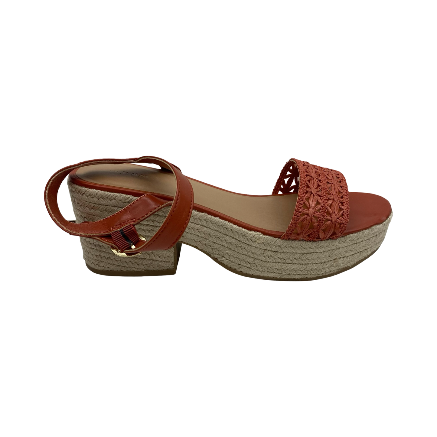 Sandals Heels Wedge By Old Navy In Brown, Size:10