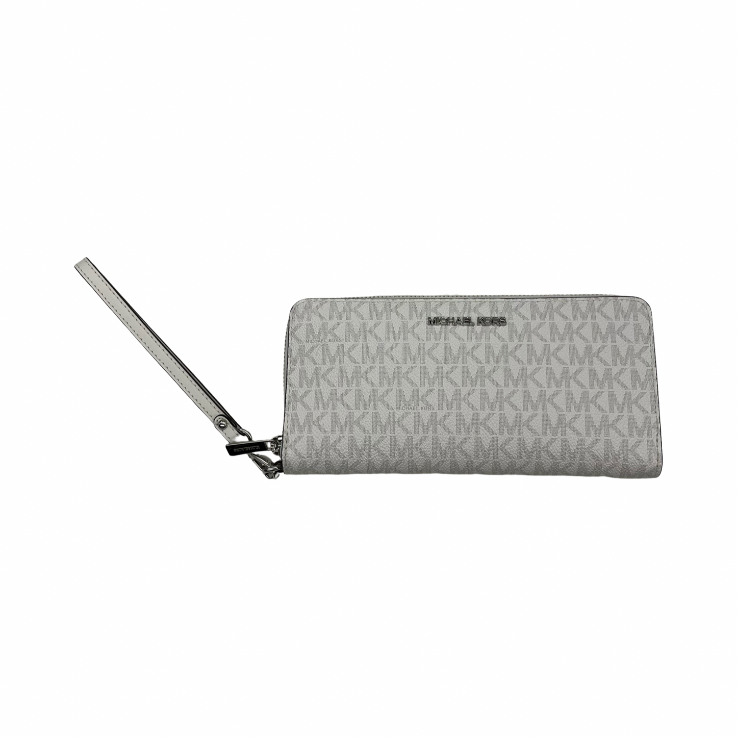 Wristlet Designer By Michael Kors In White, Size:Large