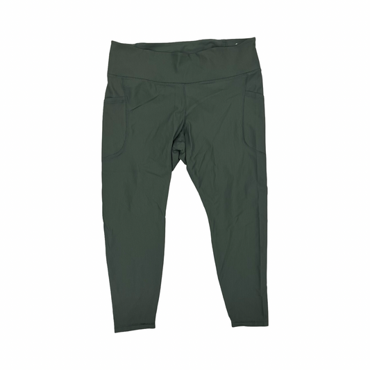Athletic Leggings Capris By Old Navy In Green, Size:Xxl