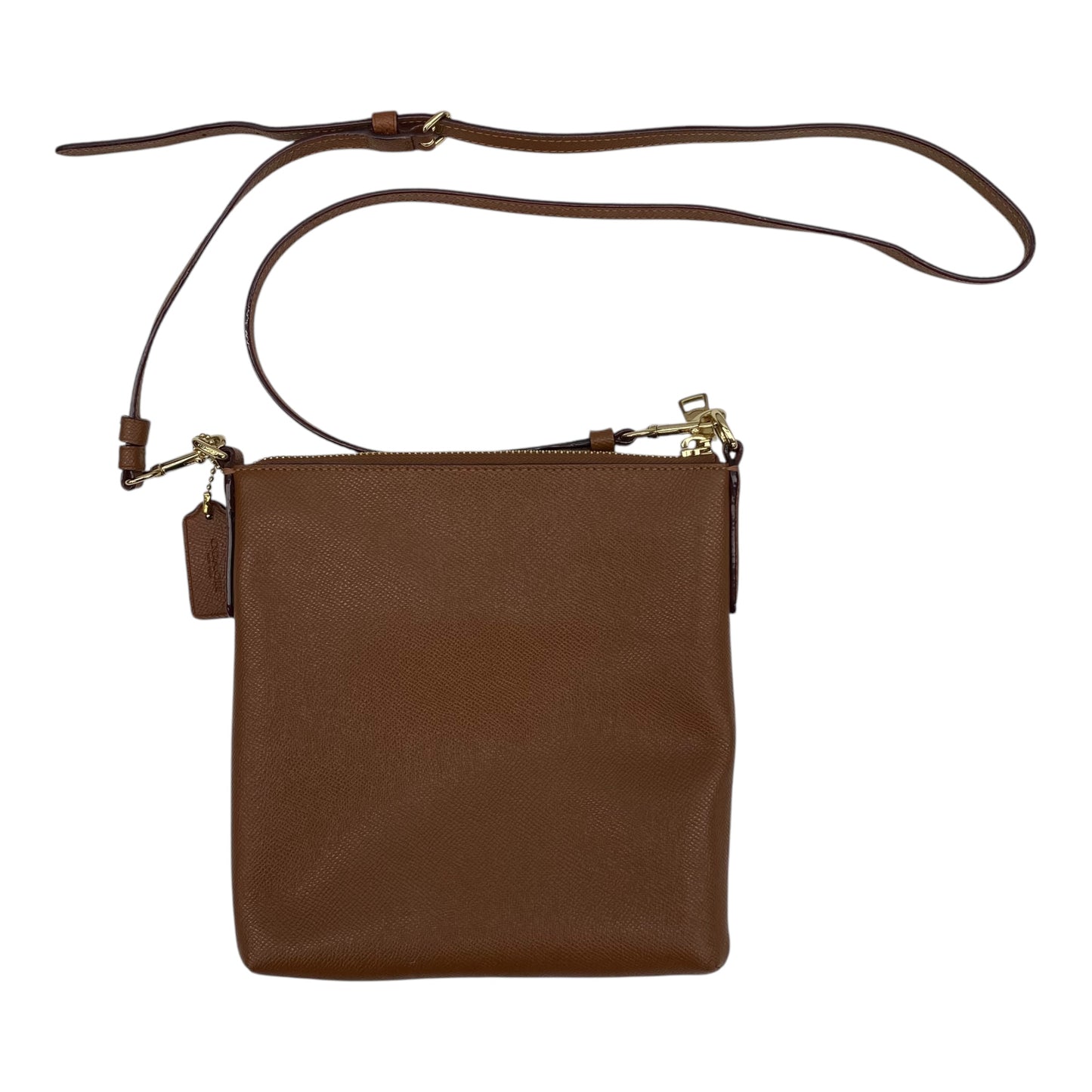 Crossbody Designer By Coach In Brown, Size:Small