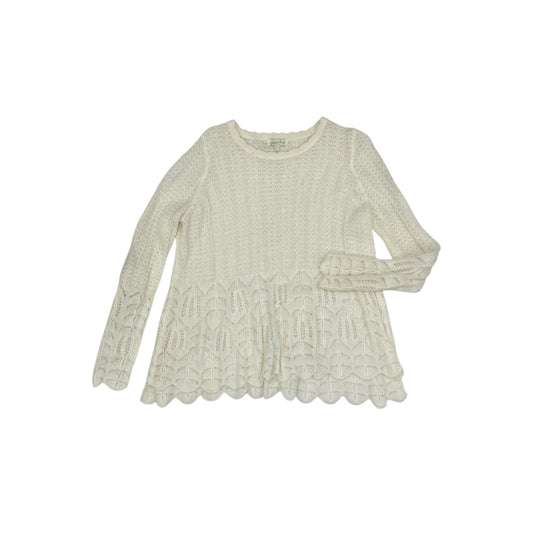 Sweater By Grace & Lace In Cream, Size:M
