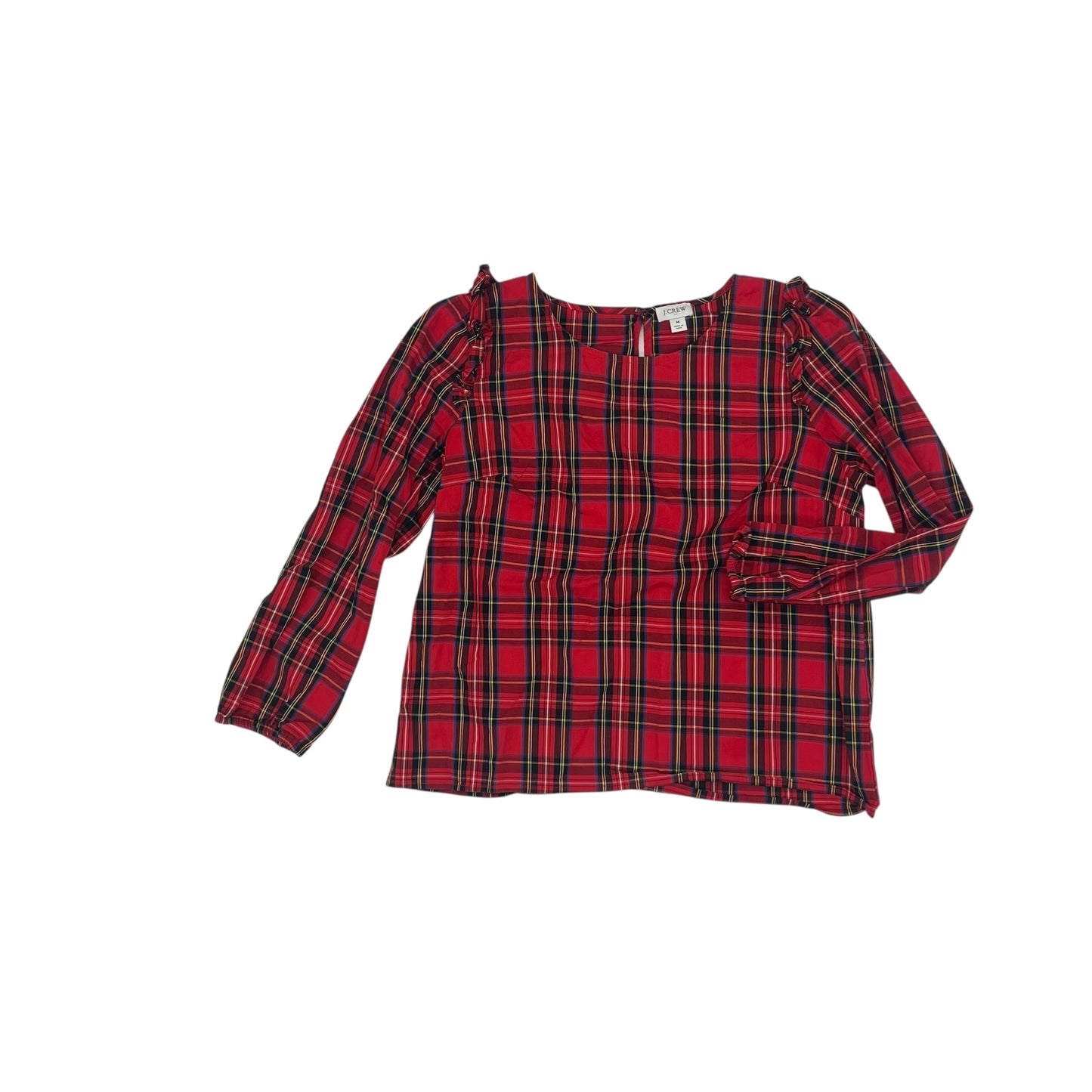 Blouse Ls By J. Crew In Red, Size:M