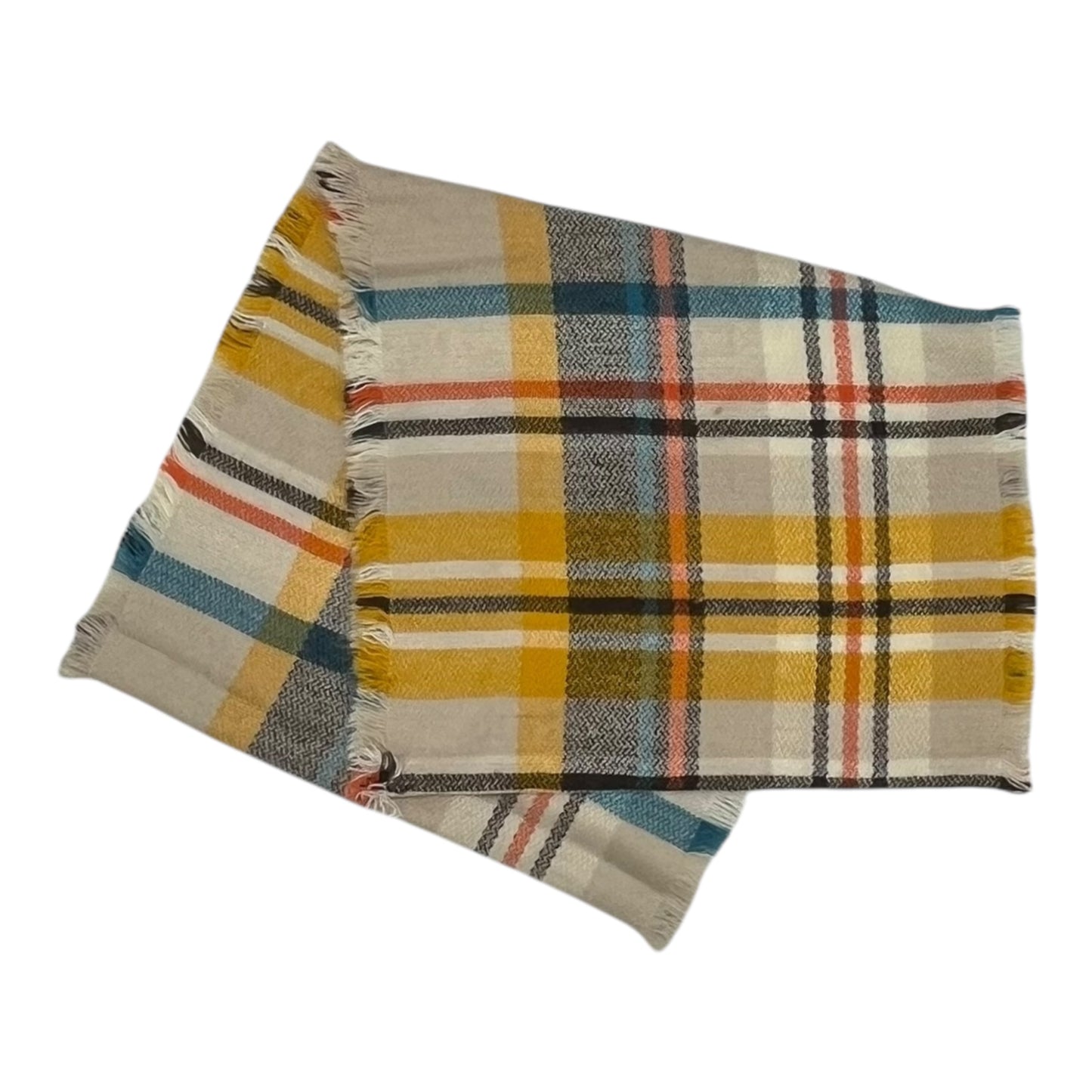 Scarf Infinity By Clothes Mentor In Plaid Pattern