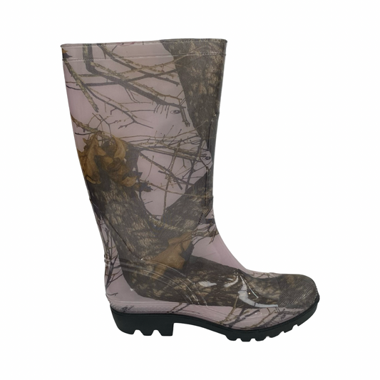 Boots Rain By Natural Reflections In Camouflage Print, Size:10