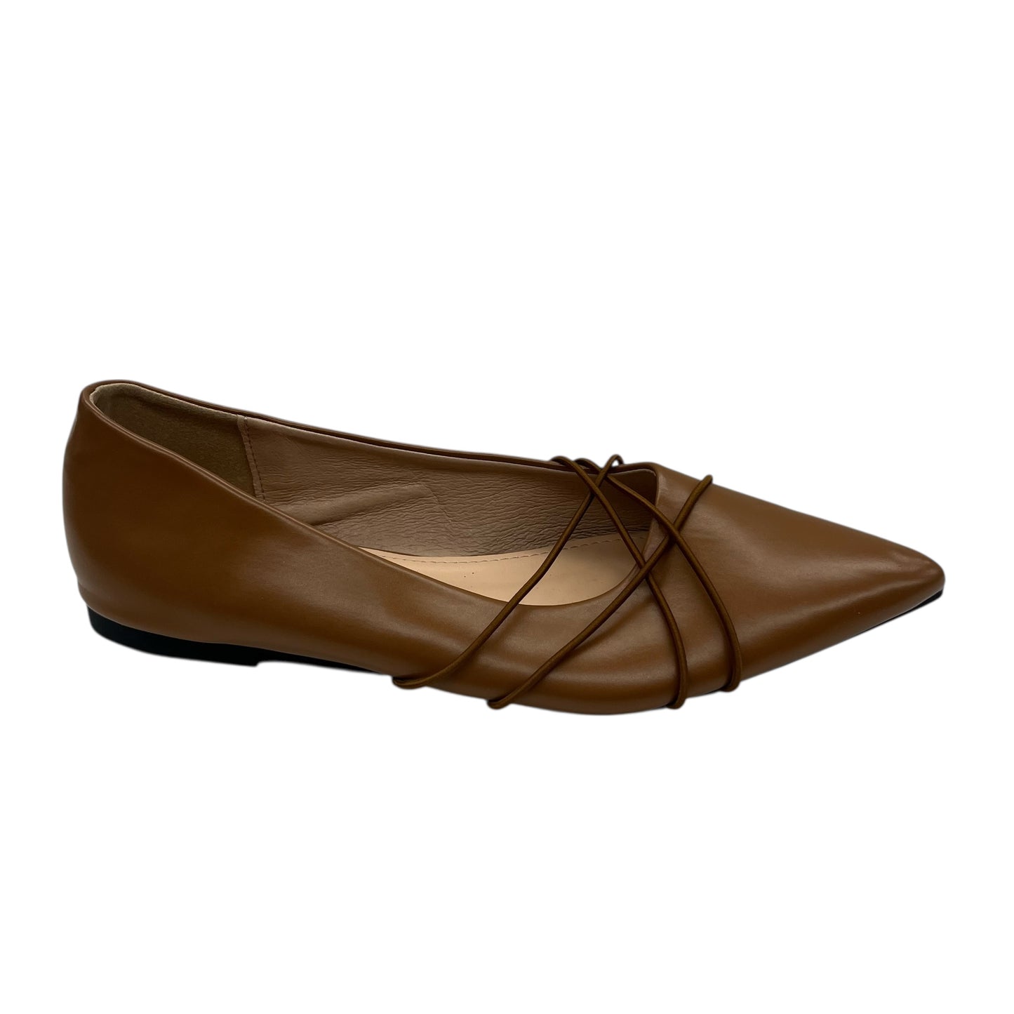 Shoes Flats By Cme In Brown, Size:10.5
