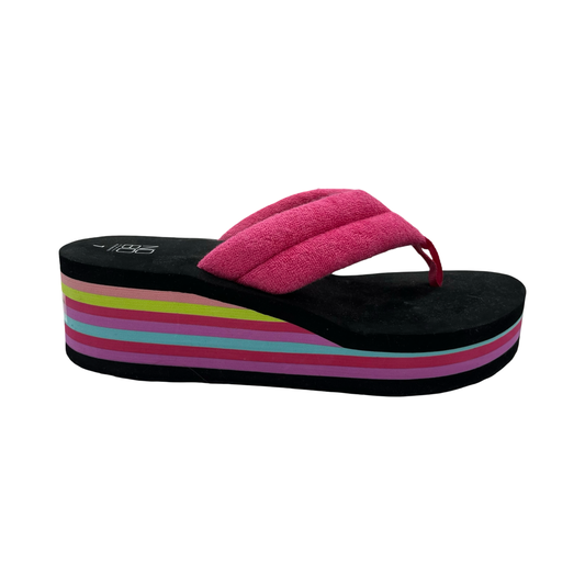 Sandals Flip Flops By No Boundaries In Multi, Size:7