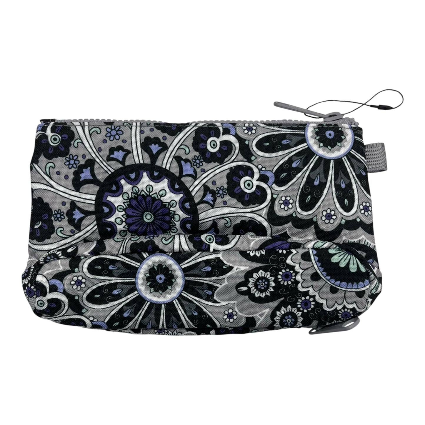 Makeup Bag By Vera Bradley In Grey & Purple, Size:Small