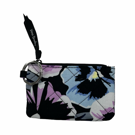 Wallet By Vera Bradley In Black & Blue, Size:Small