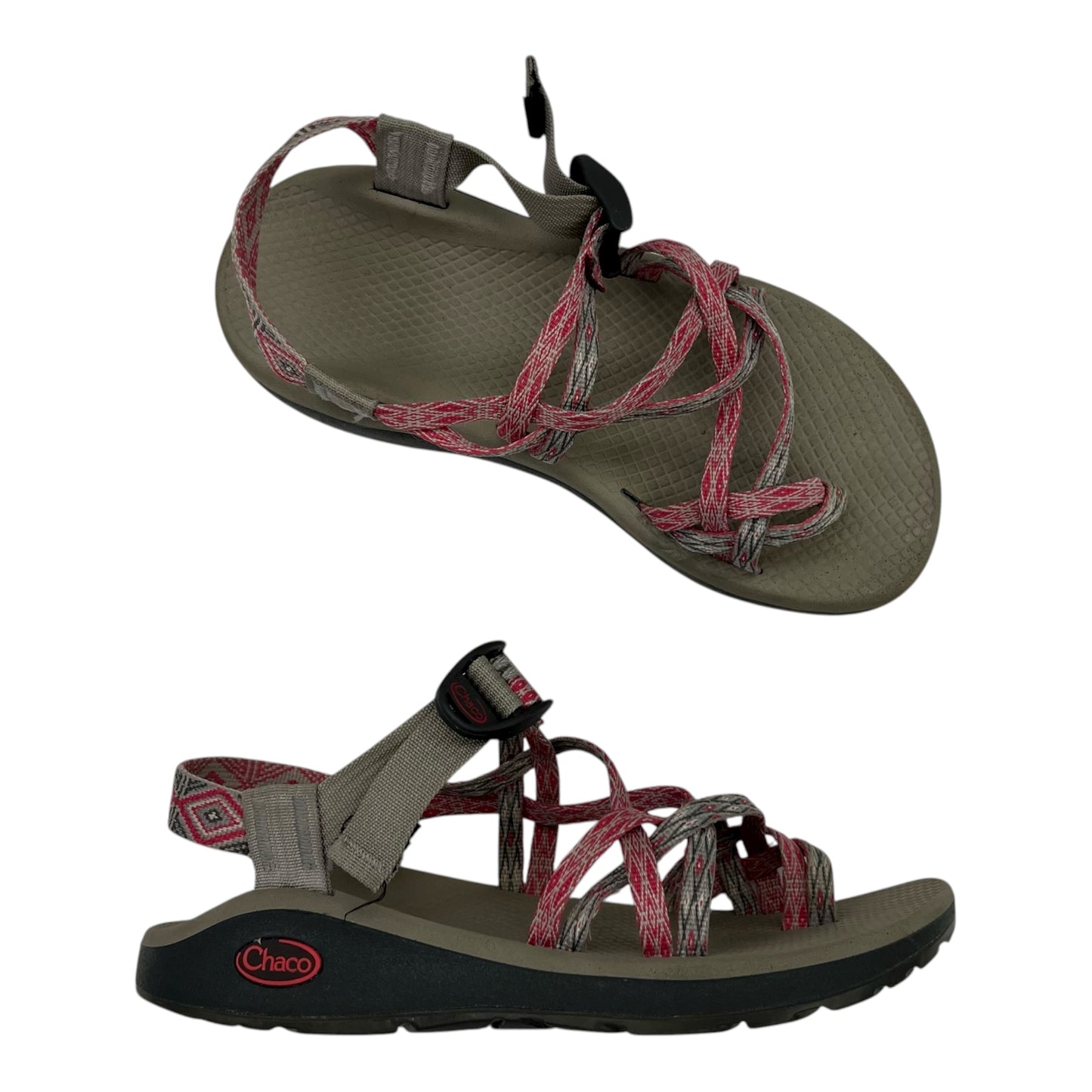 Sandals Sport By Chacos In Grey & Pink, Size:8