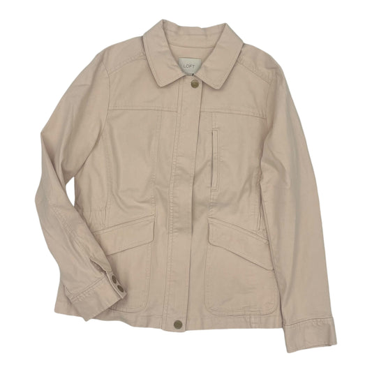 Jacket Utility By Loft In Beige, Size:L