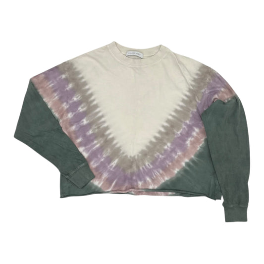 Top Ls By Cmb In Tie Dye Print, Size:Xs