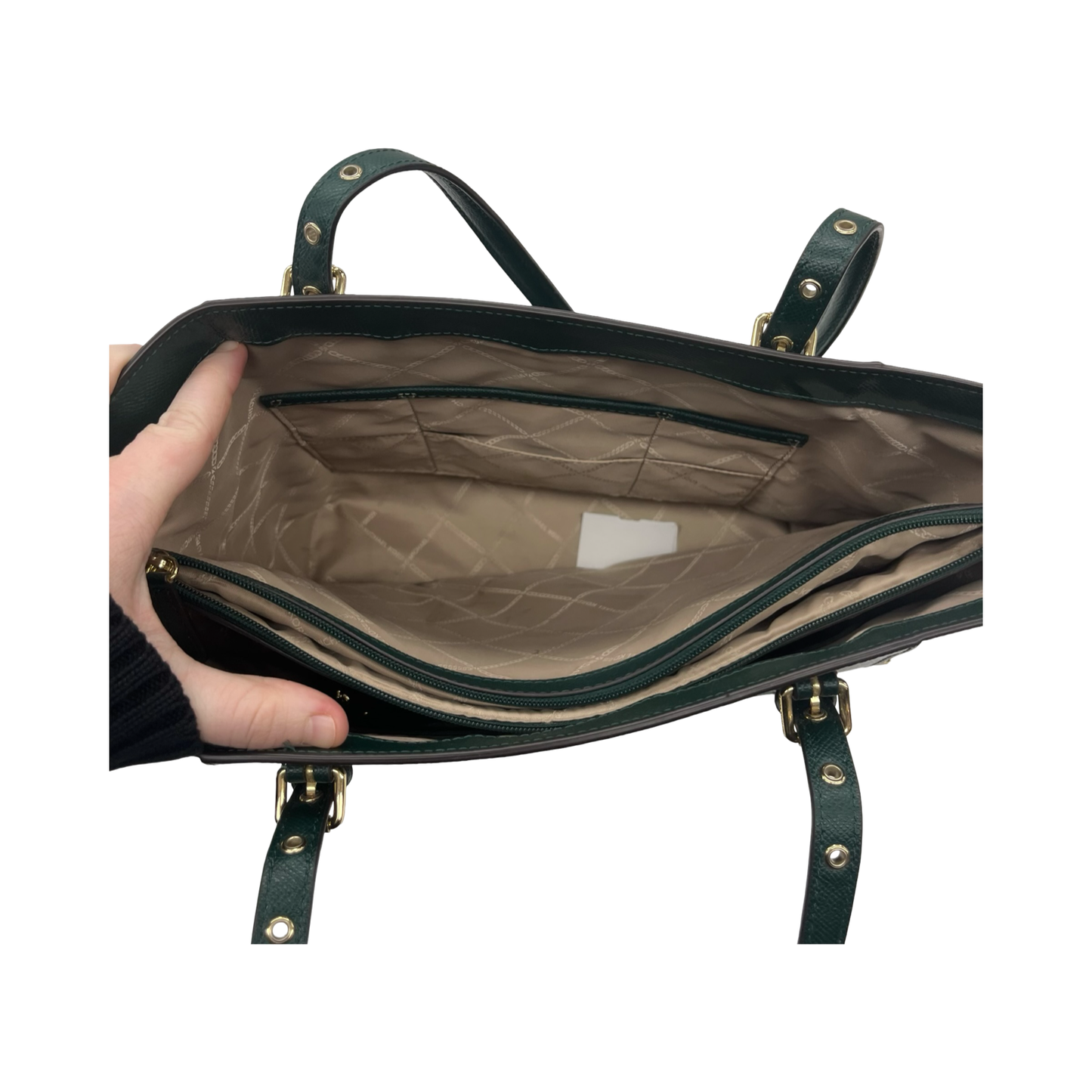 Handbag Designer By Michael Kors In Green, Size:Large