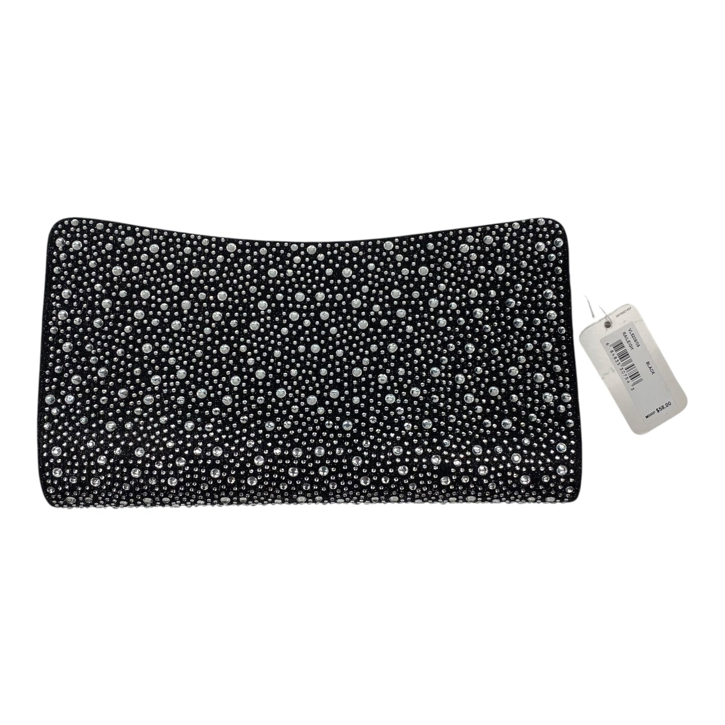 Clutch By Blush In Black & Silver, Size:Small