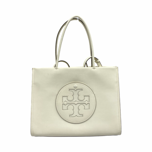 Handbag Designer By Tory Burch In Cream, Size:Medium
