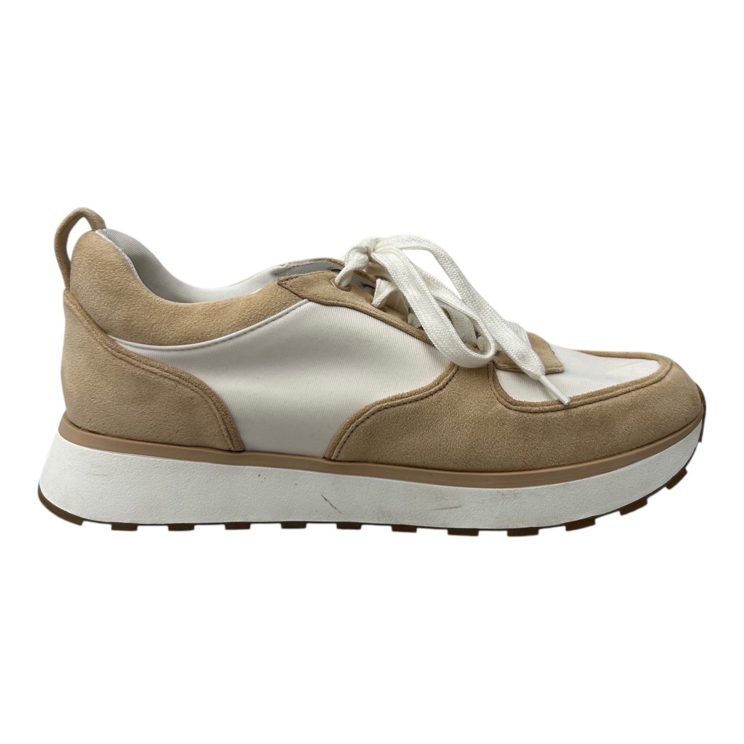 Shoes Sneakers By Nordstrom In Brown & Cream, Size:7.5