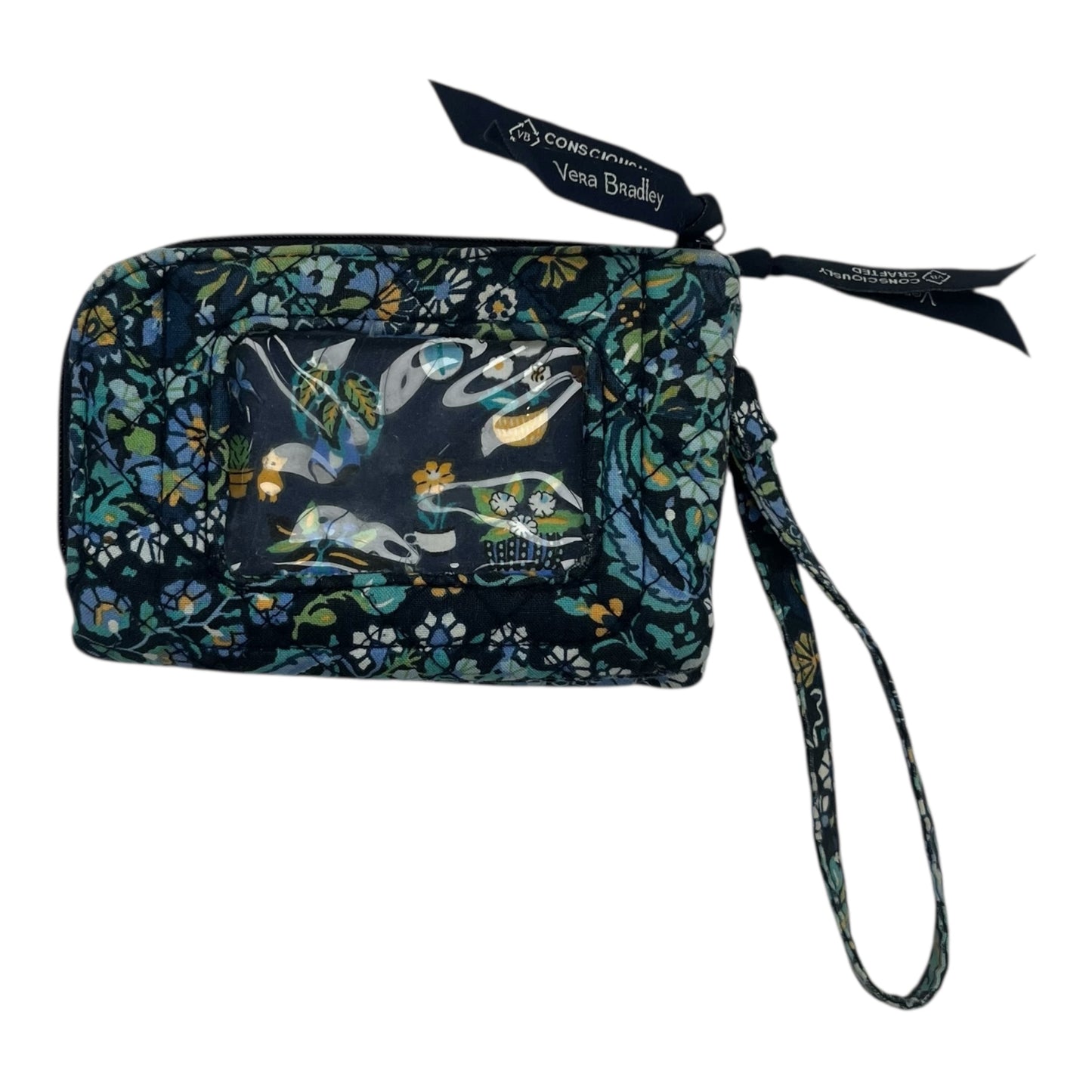Wristlet By Vera Bradley In Floral Print, Size:Small