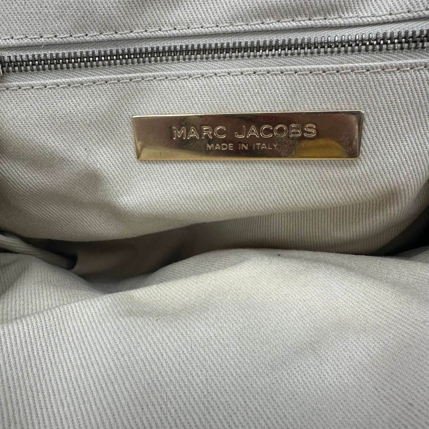 Handbag Luxury Designer By Marc Jacobs In Tan, Size:Small