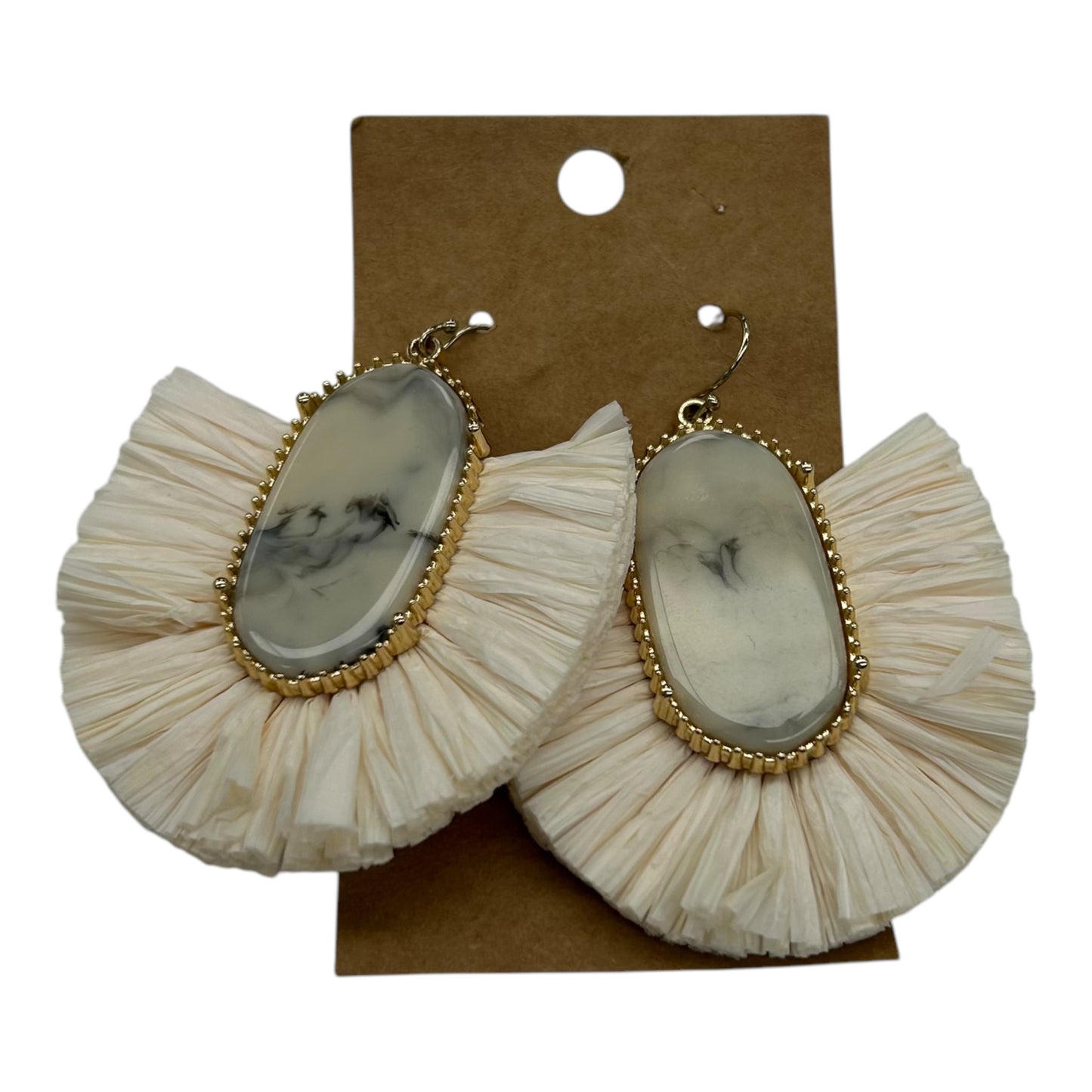 Earrings Dangle/Drop By Clothes Mentor In Cream