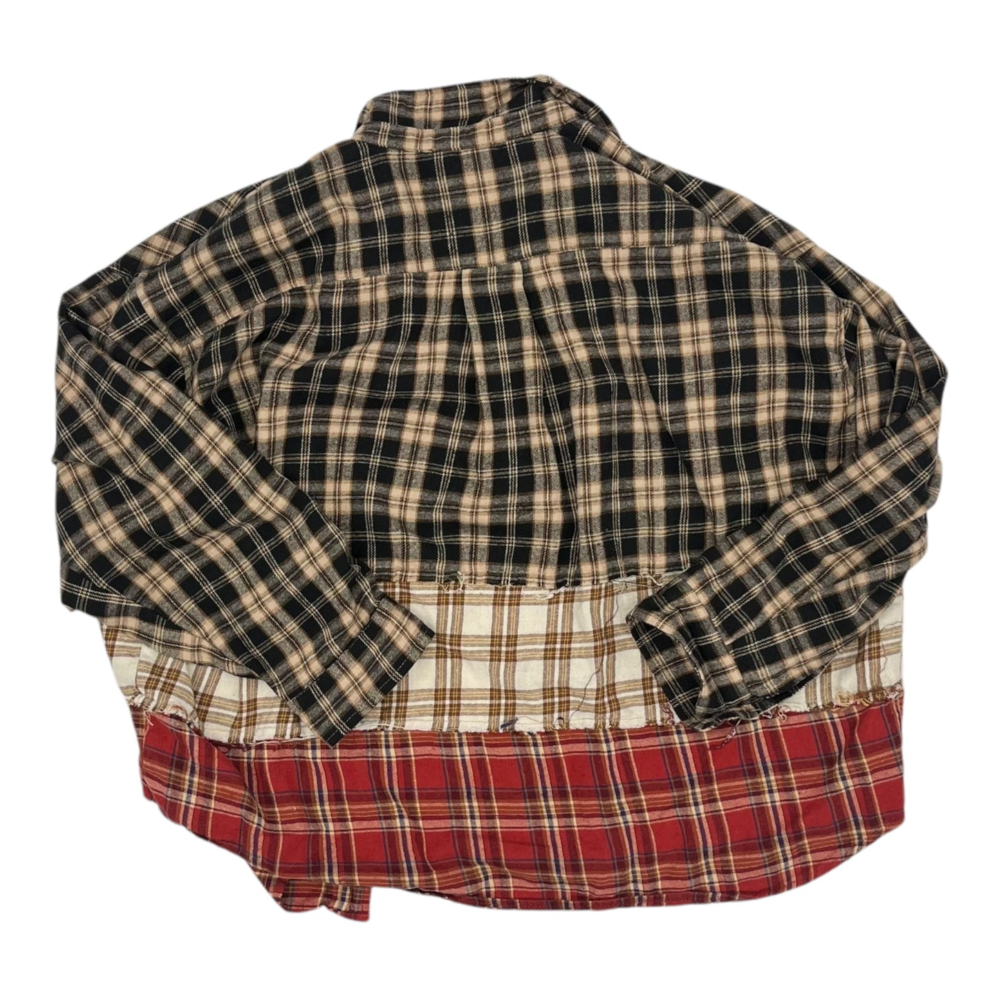 Top Ls By Clothes Mentor In Plaid Pattern, Size:1X