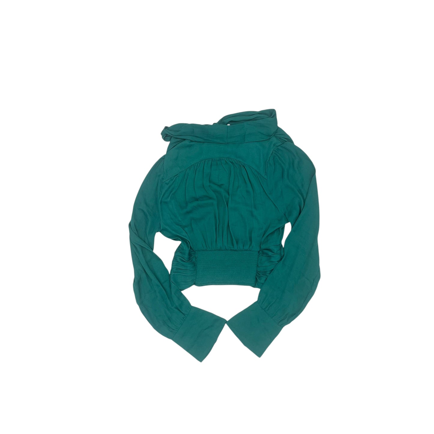 Blouse Ls By Free People In Green, Size:M