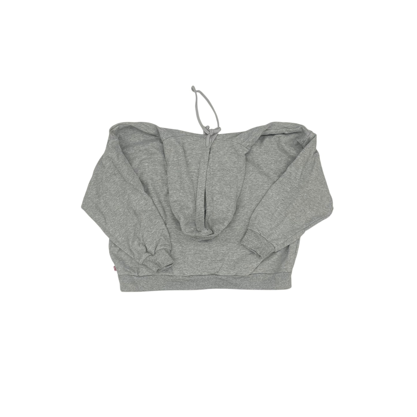 Sweatshirt Hoodie By Levis In Grey, Size:L