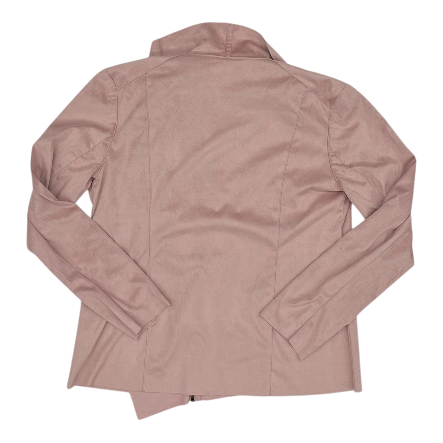 Jacket Moto By Clothes Mentor In Pink, Size:2X
