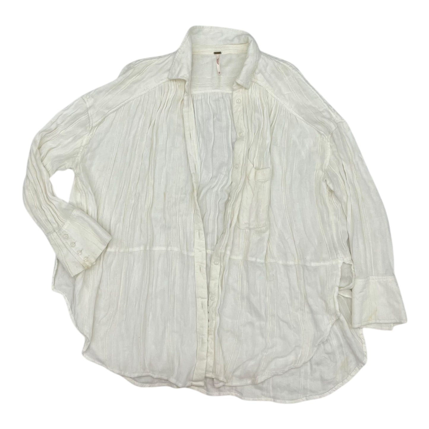 Top Ls By Free People In Cream, Size:S