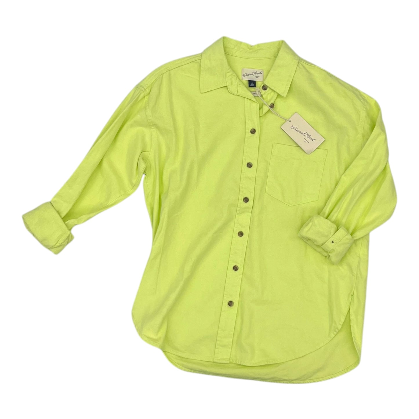 Top Ls By Universal Thread In Green, Size:Xs