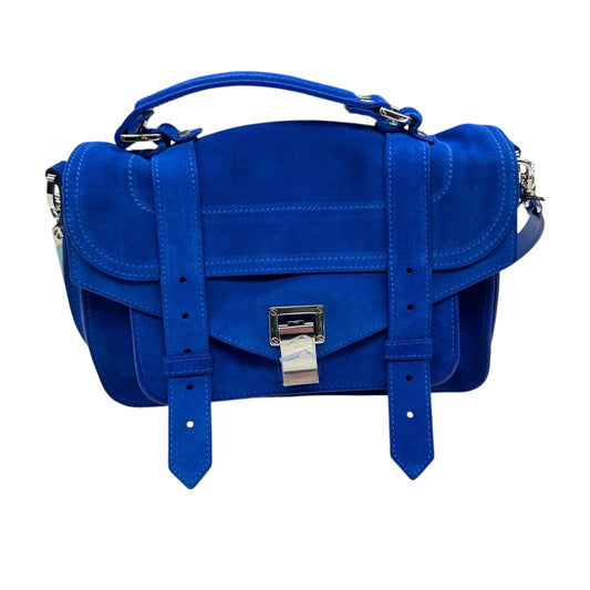 Crossbody Luxury Designer By Proenza-Schouler In Blue, Size:Small