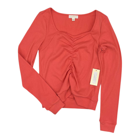 Top Ls Basic By Clothes Mentor In Coral, Size:M