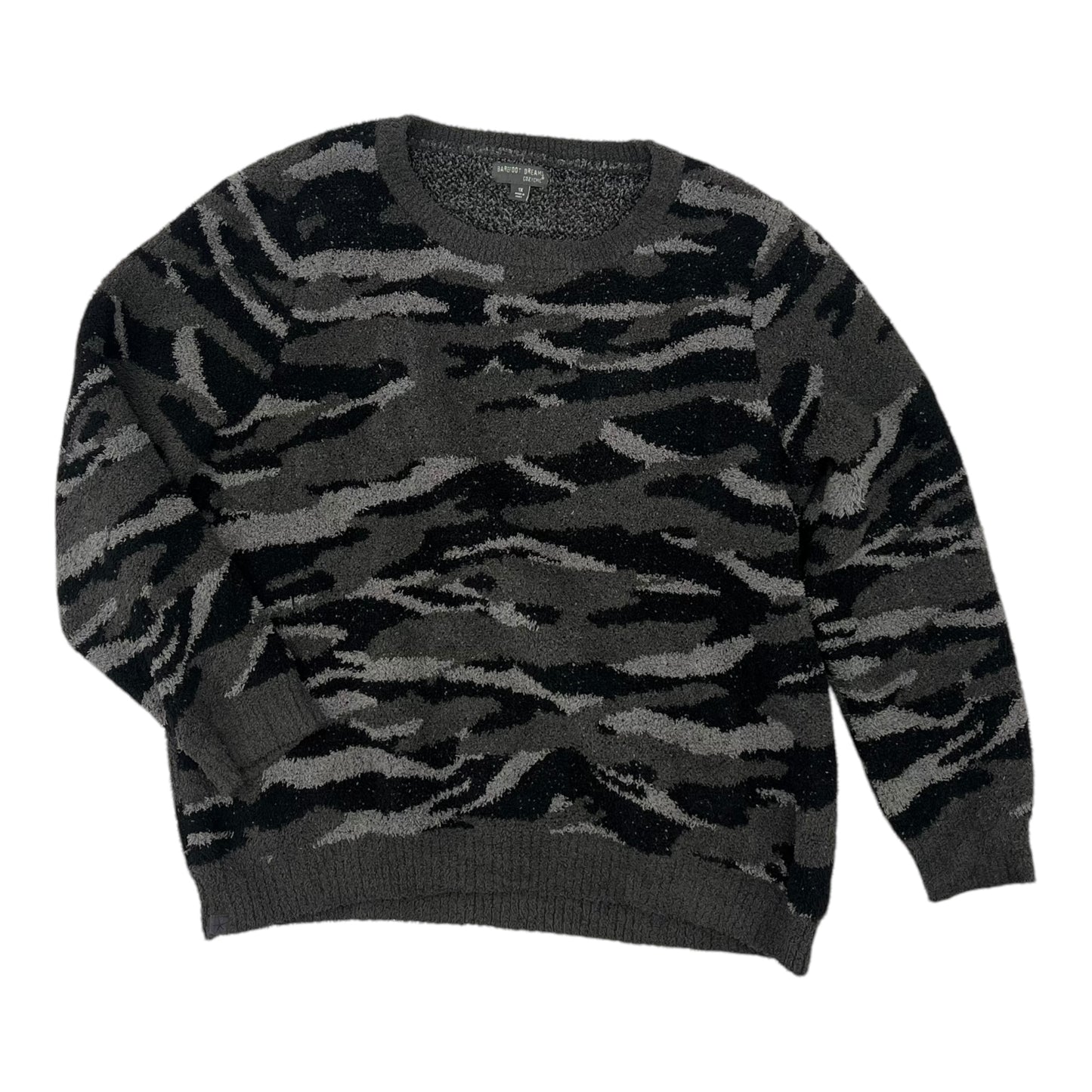 Sweater By Barefoot Dreams In Grey, Size:1X