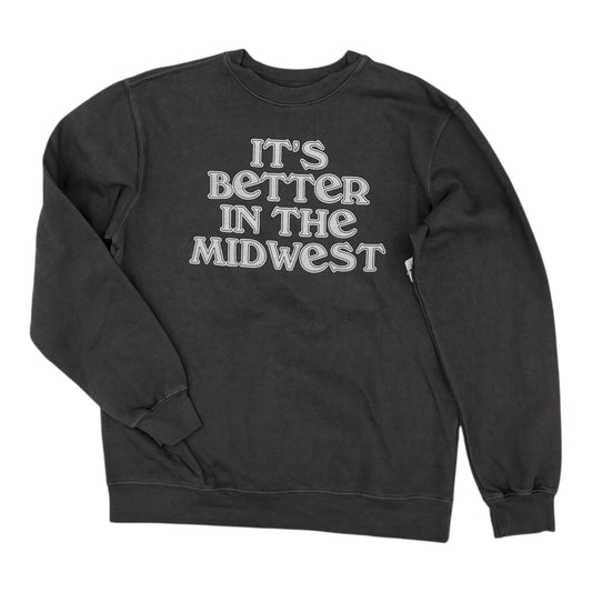 Sweatshirt Crewneck By Girl Dangerous In Grey, Size:Xs