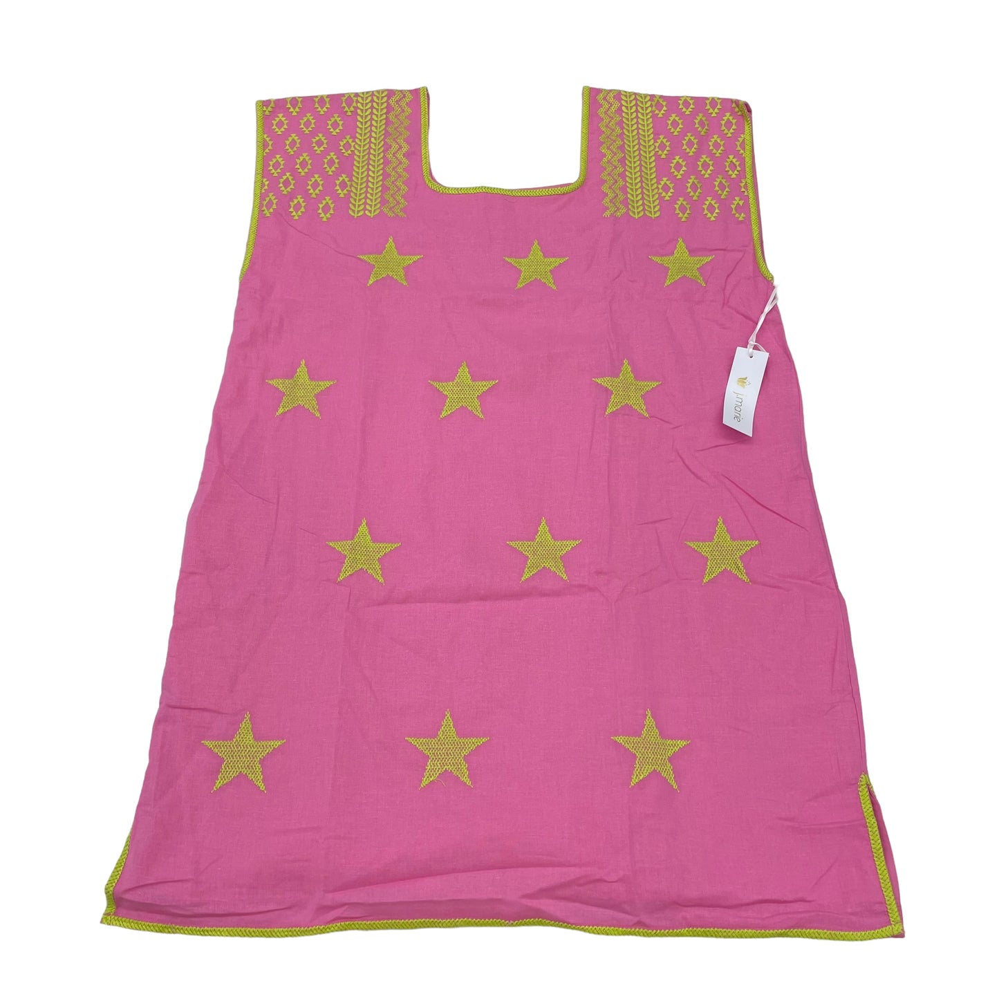 PINK & YELLOW    CLOTHES MENTOR DRESS CASUAL SHORT, Size M