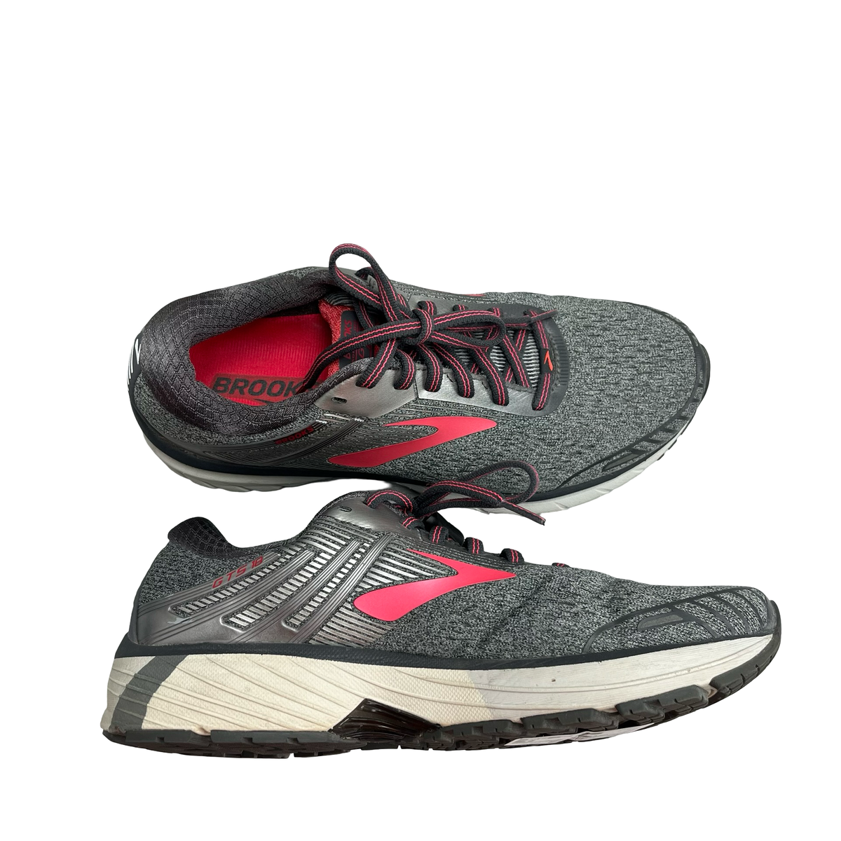 Shoes Athletic By Brooks In Grey, Size: 9.5