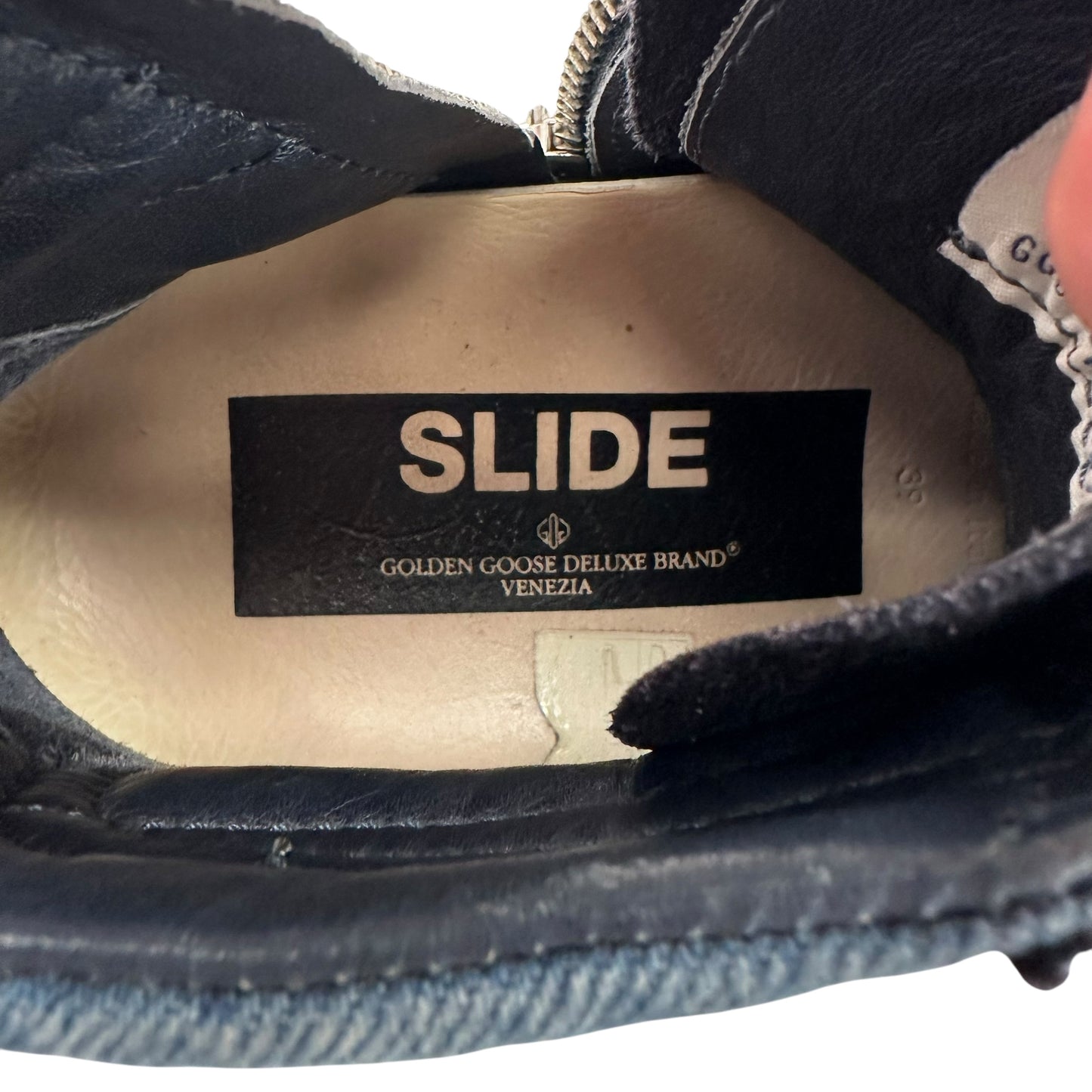 Shoes Luxury Designer By Golden Goose In Blue, Size:8.5