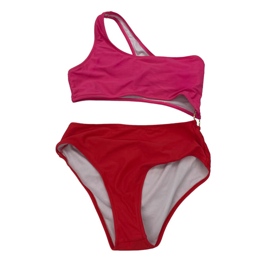 PINK & RED SHEIN SWIMSUIT, Size M