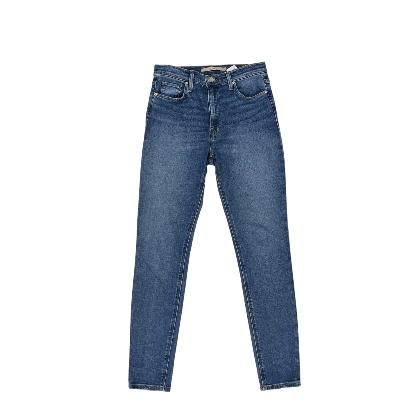 Jeans Skinny By Hudson In Blue Denim, Size:4