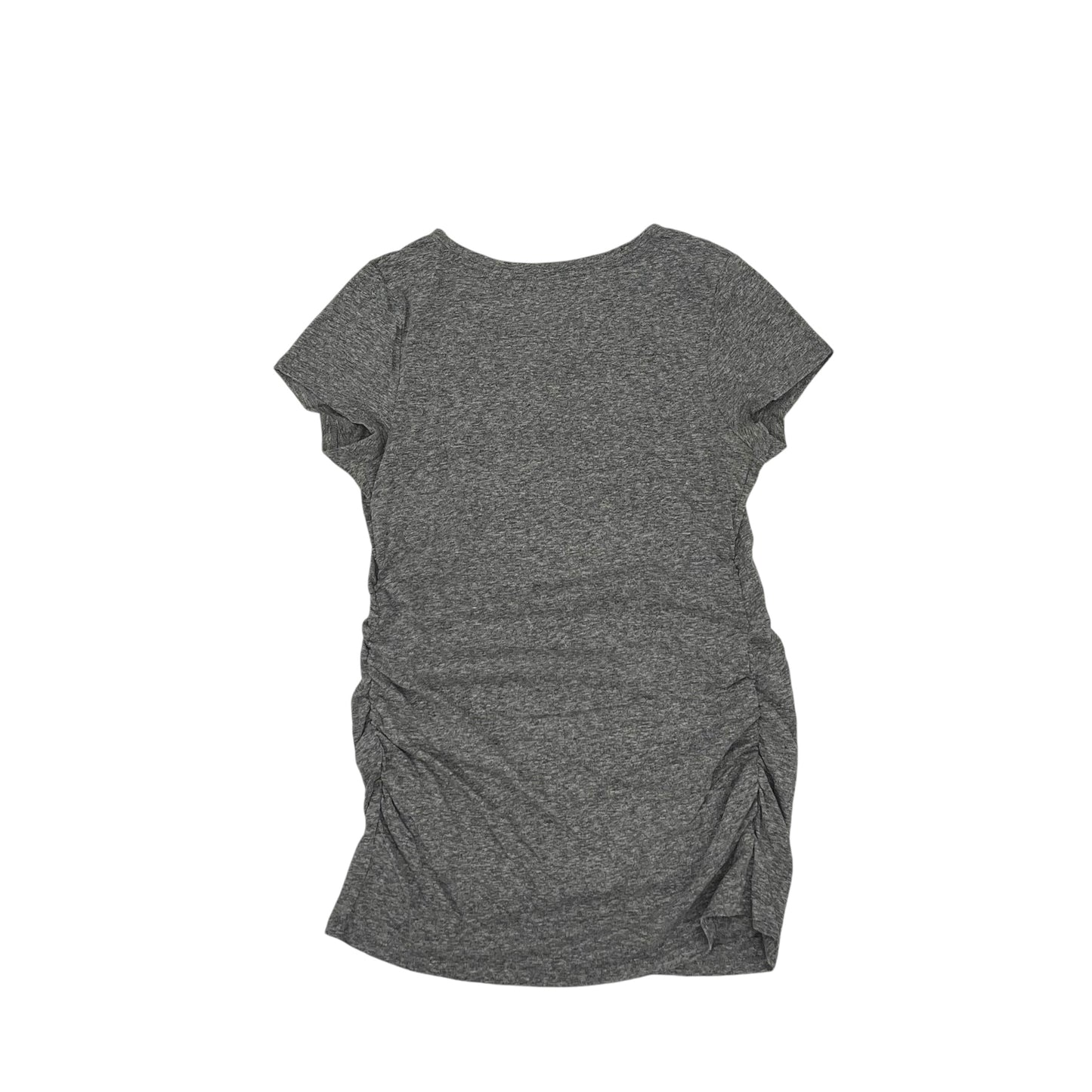 Mat Top Ss By Liz Lange Maternity In Grey, Size:S