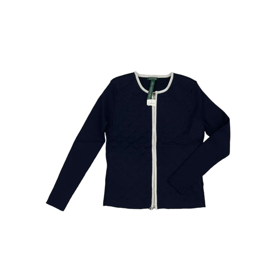 Jacket Other By Lauren By Ralph Lauren In Blue & White, Size:M