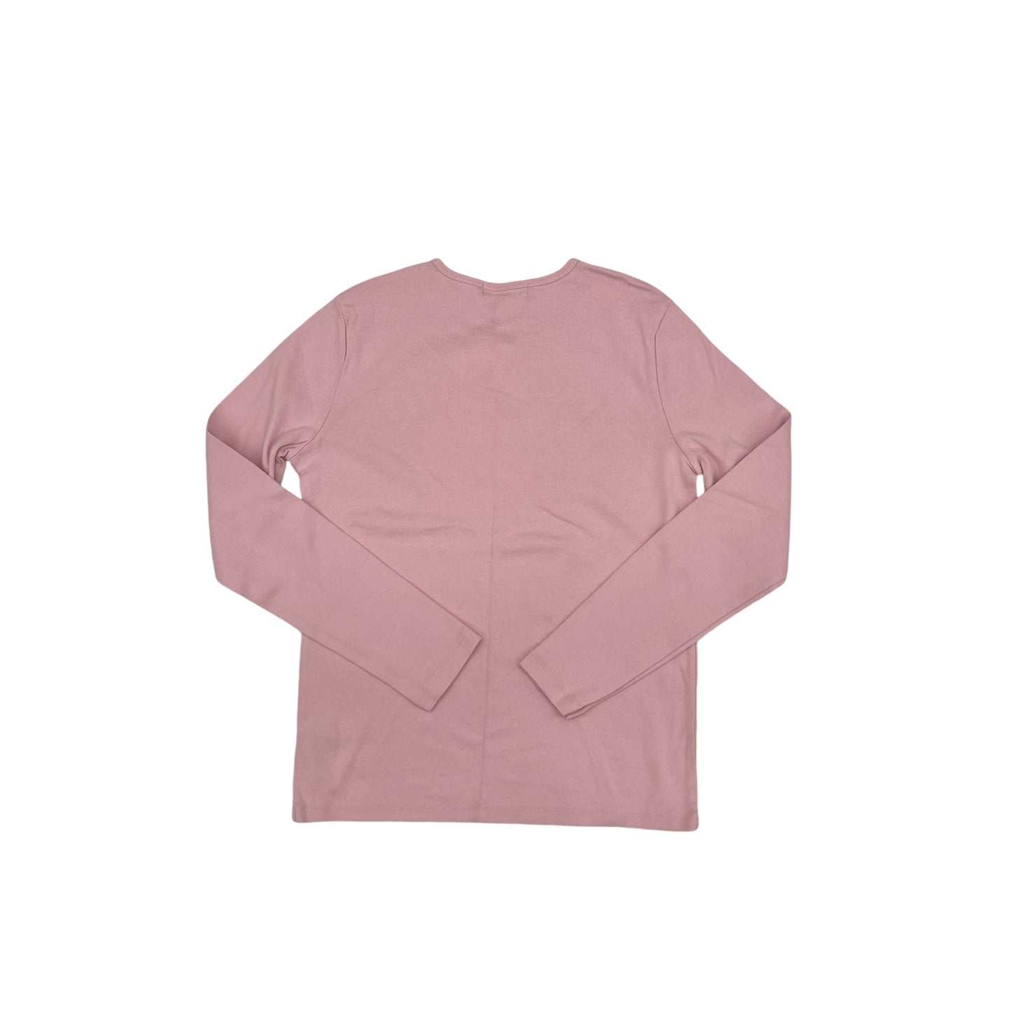 Top Ls Basic By Lauren By Ralph Lauren In Pink, Size:L