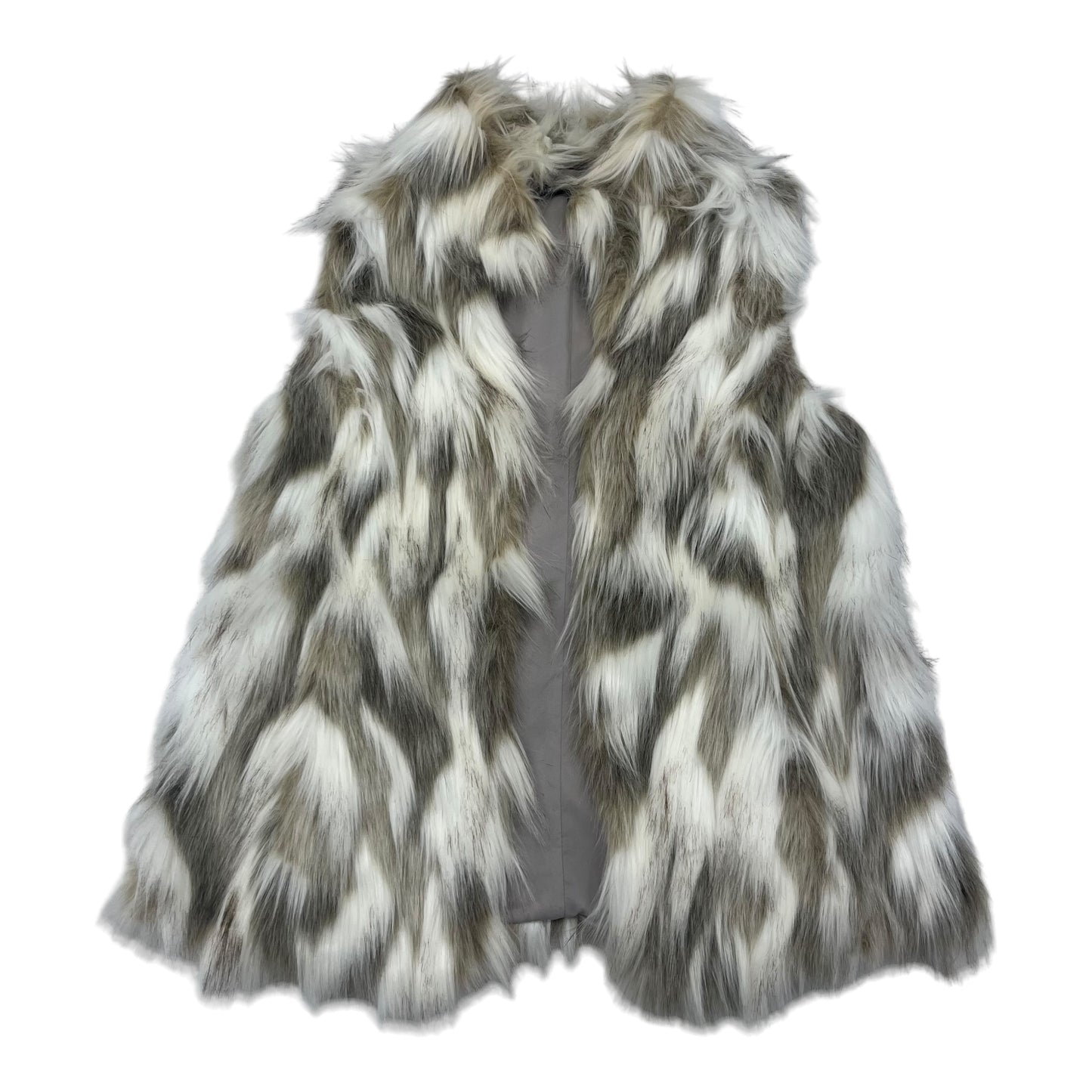 Vest Faux Fur & Sherpa By White House Black Market In Cream, Size:S