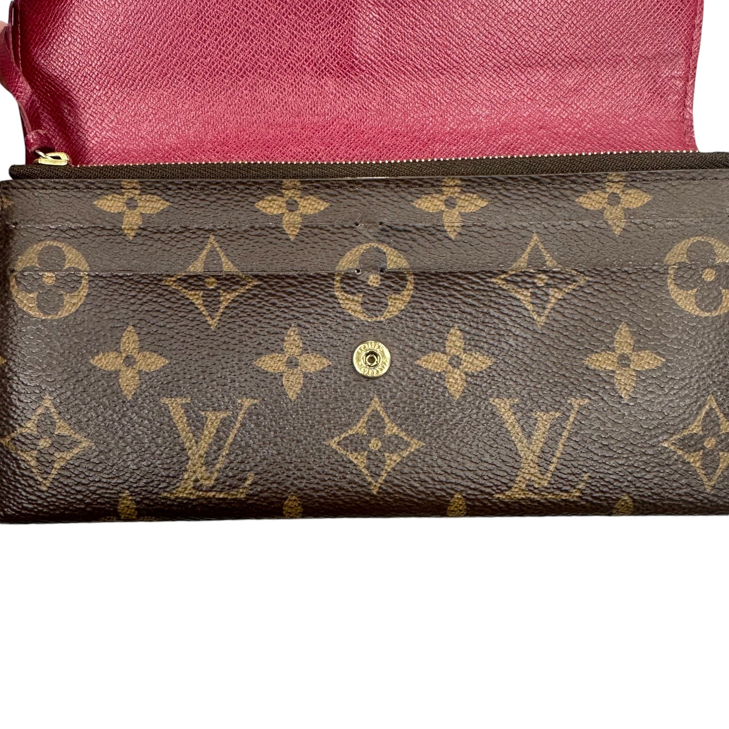 Wallet Luxury Designer By Louis Vuitton In Brown, Size:Medium