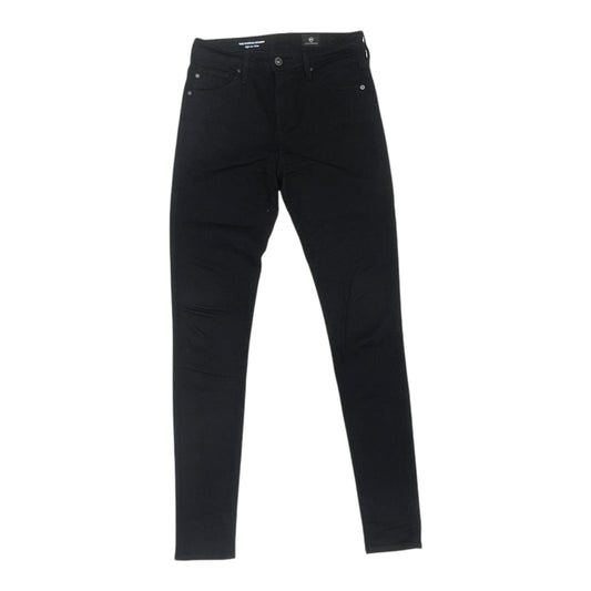 Jeans Skinny By Adriano Goldschmied In Black Denim, Size:2