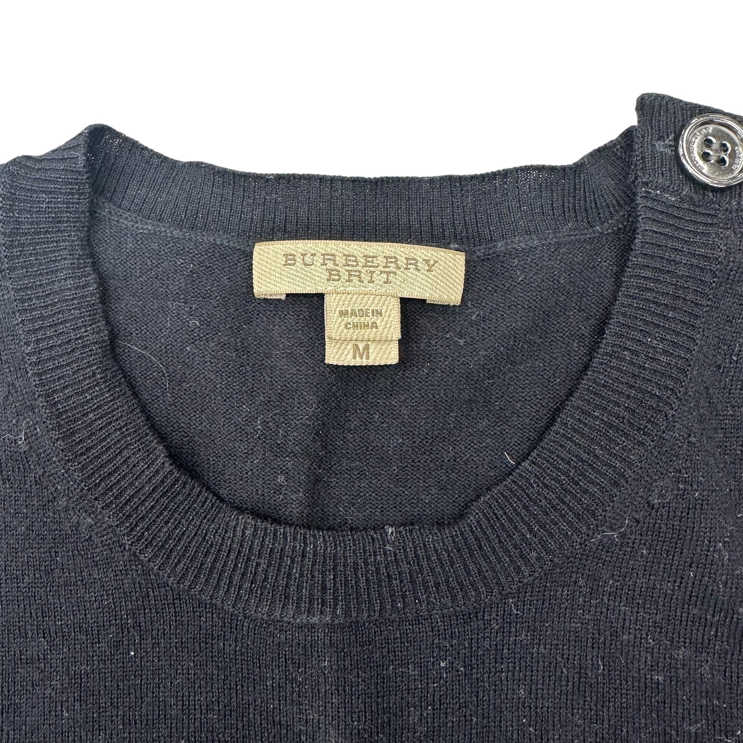 NAVY SWEATER LUXURY DESIGNER by BURBERRY Size:M