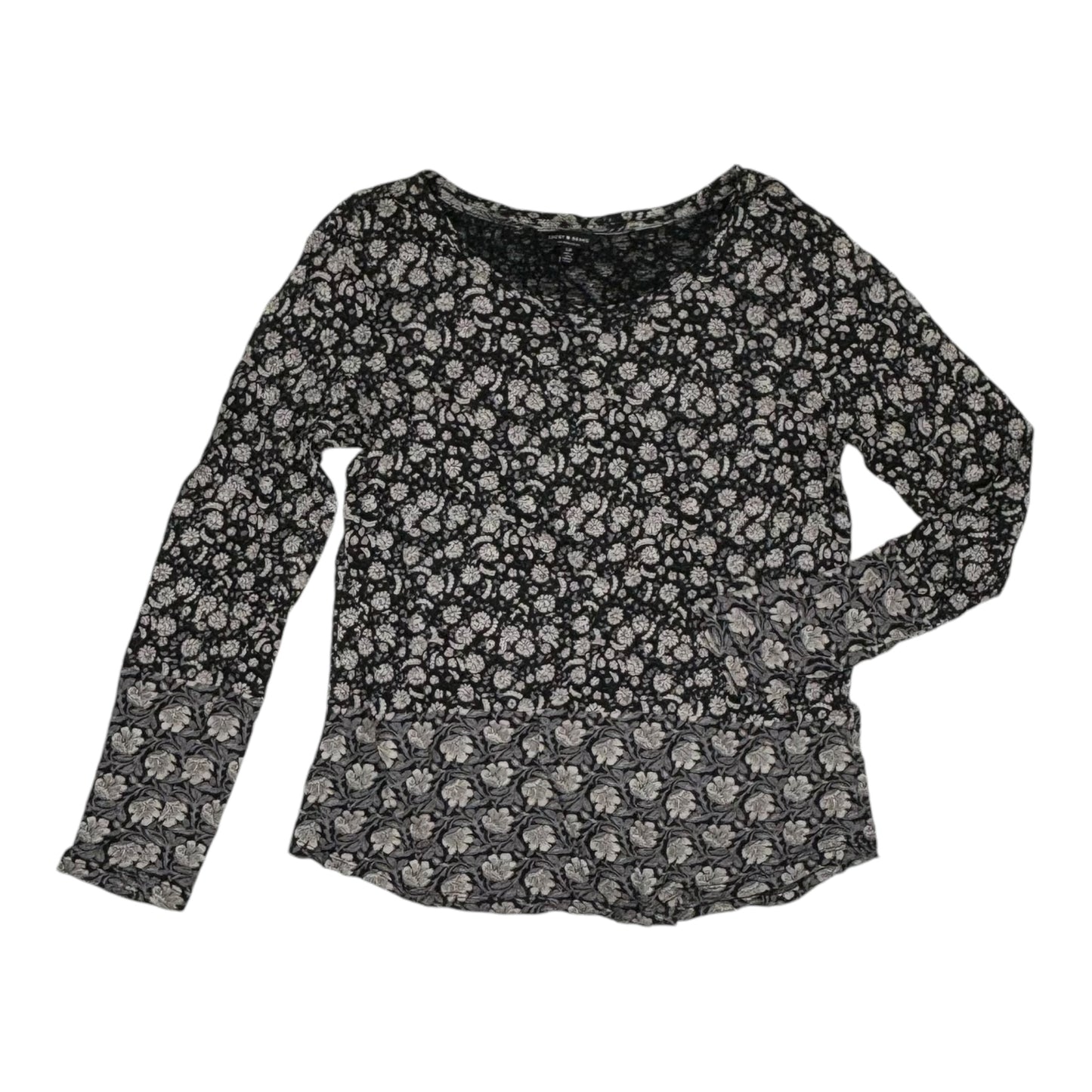 Top Ls By Lucky Brand In Black & Tan, Size:S