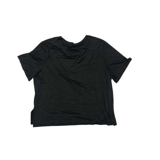 Athletic Top Ss By Cmf In Black, Size:2X