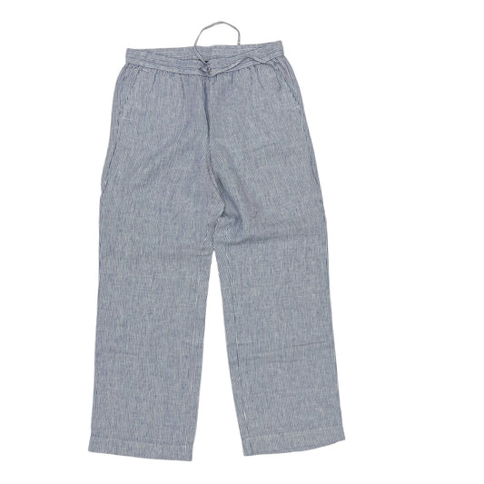 Pants Linen By Talbots In Blue & White, Size:10